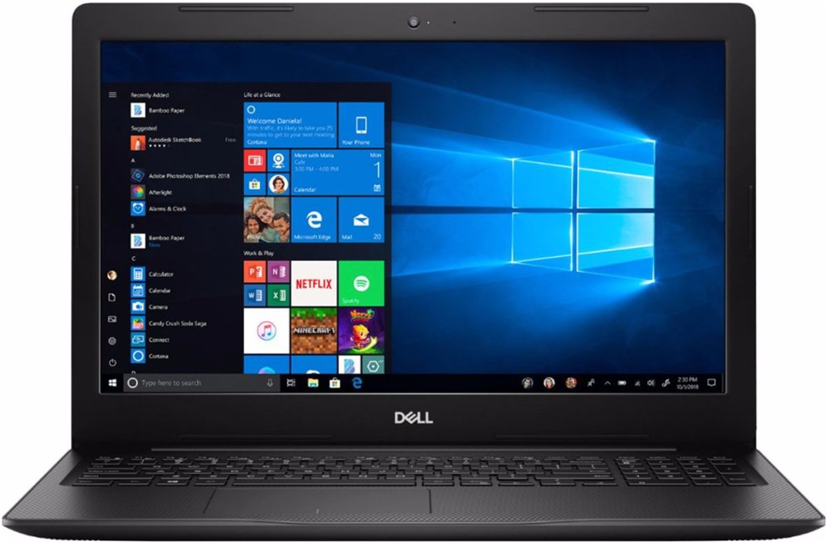 Dell Inspiron-15 3000 | 15.6″ HD Touchscreen | i3-8145U | 8GB DDR 4 | 128GB SSD | W10 Home